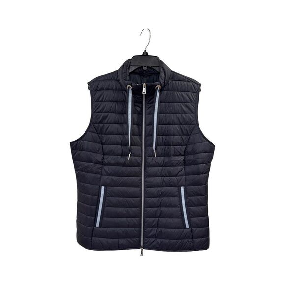 Gerry Weber  Quilted Padded Vest. Navy Blue - Picture 4 of 12